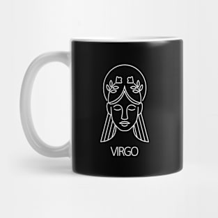 Virgo Zodiac Sign - White Mug